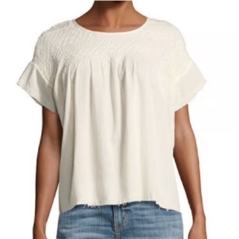 Current/Elliott • The Smocked Tee Shirt